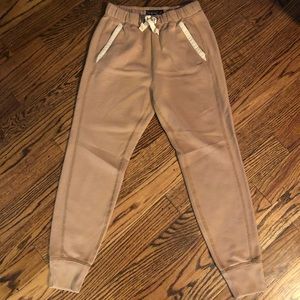 Abercrombie & Fitch tan joggers size small